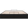 Osmanský rám postele bez matrace 140x190 cm umělá kůže [3310799] (Barva Černá)