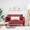 Loveseat Sofa 110 cm umělá kůže [4100536] (Barva Černá)