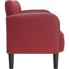 Loveseat Sofa 110 cm umělá kůže [4100536] (Barva Černá)