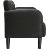 Loveseat Sofa 110 cm umělá kůže [4100536] (Barva Černá)