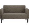 Loveseat Sofa 110 cm umělá kůže [4100536] (Barva Černá)