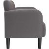 Loveseat Sofa 110 cm umělá kůže [4100536] (Barva Černá)