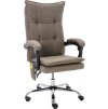 Masážní kancelářská židle textil [20370] (Barva Taupe)