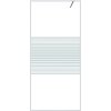 Sprchová zástěna walk-in 90 x 195 cm čiré ESG sklo [152151] (Barva Bílá)