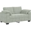 Loveseat Sofa 160x77x82 cm samet [4105258] (Barva Tmavě šedá)