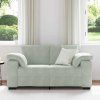 Loveseat Sofa 160x77x82 cm samet [4105258] (Barva Tmavě šedá)