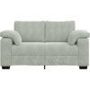 Loveseat Sofa 160x77x82 cm samet [4105258] (Barva Tmavě šedá)