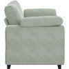 Loveseat Sofa 160x77x82 cm samet [4105258] (Barva Tmavě šedá)