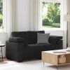 Loveseat Sofa 160x77x82 cm samet [4105258] (Barva Tmavě šedá)
