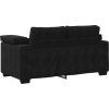 Loveseat Sofa 160x77x82 cm samet [4105258] (Barva Tmavě šedá)