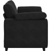 Loveseat Sofa 160x77x82 cm samet [4105258] (Barva Tmavě šedá)