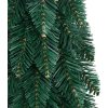 Umělý vánoční stromek s LED osvětlením zasněžený 45 LED 90 cm [357689] (Barva Zelená)