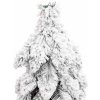 Umělý vánoční stromek s LED osvětlením 80 LED 150 cm [357697] (Barva Bílá)