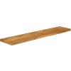 Stolní deska živá hrana 180 x 30 x 2,5 cm masivní mangovník [370533] (Barva dubový povrch)