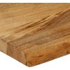 Stolní deska živá hrana 180 x 30 x 2,5 cm masivní mangovník [370533] (Barva dubový povrch)