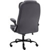 Masážní kancelářská židle samet [20572] (Barva Tmavě šedá)