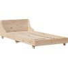 Postel bez matrace 90 x 200 cm masivní borovice [3323670] (Barva Voskově hnědá)
