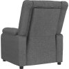 Elektrické polohovací křeslo textil [3143568] (Barva Tmavě šedá)