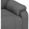 Elektrické polohovací křeslo textil [3143568] (Barva Tmavě šedá)