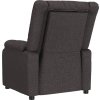 Elektrické polohovací křeslo textil [3143568] (Barva Tmavě šedá)