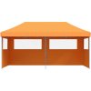 Krémový skládací nůžkový party stan 3 x 6 m [4004945] (Barva orange (blue frame))