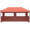 Krémový skládací nůžkový party stan 3 x 6 m [4004945] (Barva orange (blue frame))