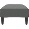 Podnožka 77 x 55 x 31 cm textil [4007381] (Barva Tmavě šedá)