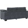 Loveseat Sofa 180x77x82 cm samet [4105267] (Barva Světle šedá)