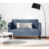 Loveseat Sofa 109 cm manšestrová tkanina [4100522] (Barva Světle šedá)