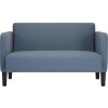 Loveseat Sofa 109 cm manšestrová tkanina [4100522] (Barva Světle šedá)