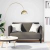 Loveseat Sofa 109 cm manšestrová tkanina [4100522] (Barva Světle šedá)
