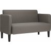 Loveseat Sofa 109 cm manšestrová tkanina [4100522] (Barva Světle šedá)