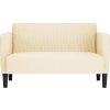 Loveseat Sofa 109 cm manšestrová tkanina [4100522] (Barva Světle šedá)
