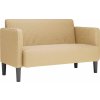 Loveseat Sofa 109 cm manšestrová tkanina [4100522] (Barva Světle šedá)