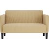 Loveseat Sofa 109 cm manšestrová tkanina [4100522] (Barva Světle šedá)