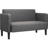 Loveseat Sofa 109 cm manšestrová tkanina [4100522] (Barva Světle šedá)