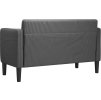 Loveseat Sofa 109 cm manšestrová tkanina [4100522] (Barva Světle šedá)