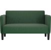 Loveseat Sofa 109 cm manšestrová tkanina [4100522] (Barva Světle šedá)