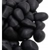 Leštěné oblázky 10 kg 2–5 cm [3217190] (Barva Černá)