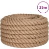 Jutové lano 25 m dlouhé 40 mm silné [153777] (Barva Přírodní)