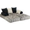 2místný modulární pouf textil [244985] (Barva Patchwork)