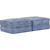 2místný modulární pouf textil [244985] (Barva Patchwork)