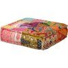 2místný modulární pouf textil [244985] (Barva Patchwork)