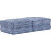 2místný modulární pouf textil [244985] (Barva Patchwork)