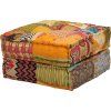 2místný modulární pouf textil [244985] (Barva Patchwork)