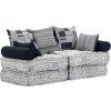 2místný modulární pouf textil [244985] (Barva Patchwork)