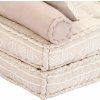 2místný modulární pouf textil [244985] (Barva Patchwork)