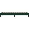 Postel Box Spring bez matrace 80x210 cm samet [3315802] (Barva Tmavě šedá)