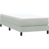 Postel Box Spring bez matrace 80x210 cm samet [3315802] (Barva Tmavě šedá)