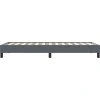 Postel Box Spring bez matrace 80x210 cm samet [3315802] (Barva Tmavě šedá)